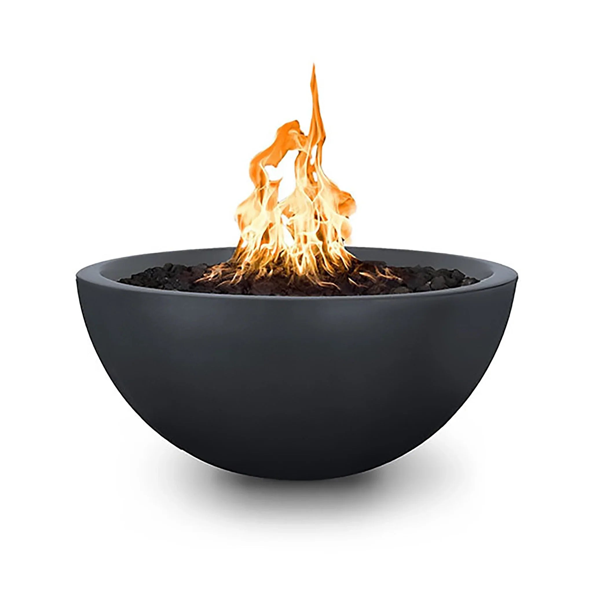 The Outdoor Plus 38" Luna Concrete Gas Fire Pit