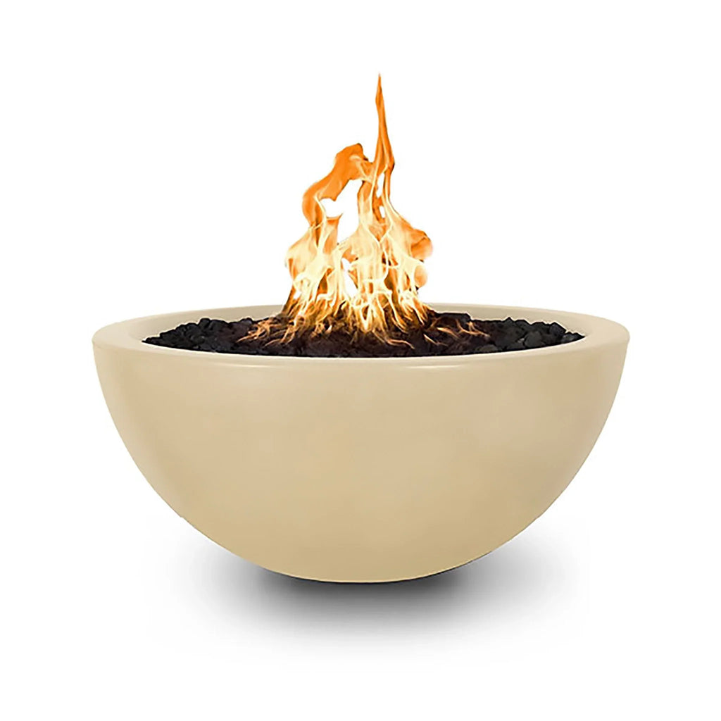 The Outdoor Plus 38" Luna Concrete Gas Fire Pit
