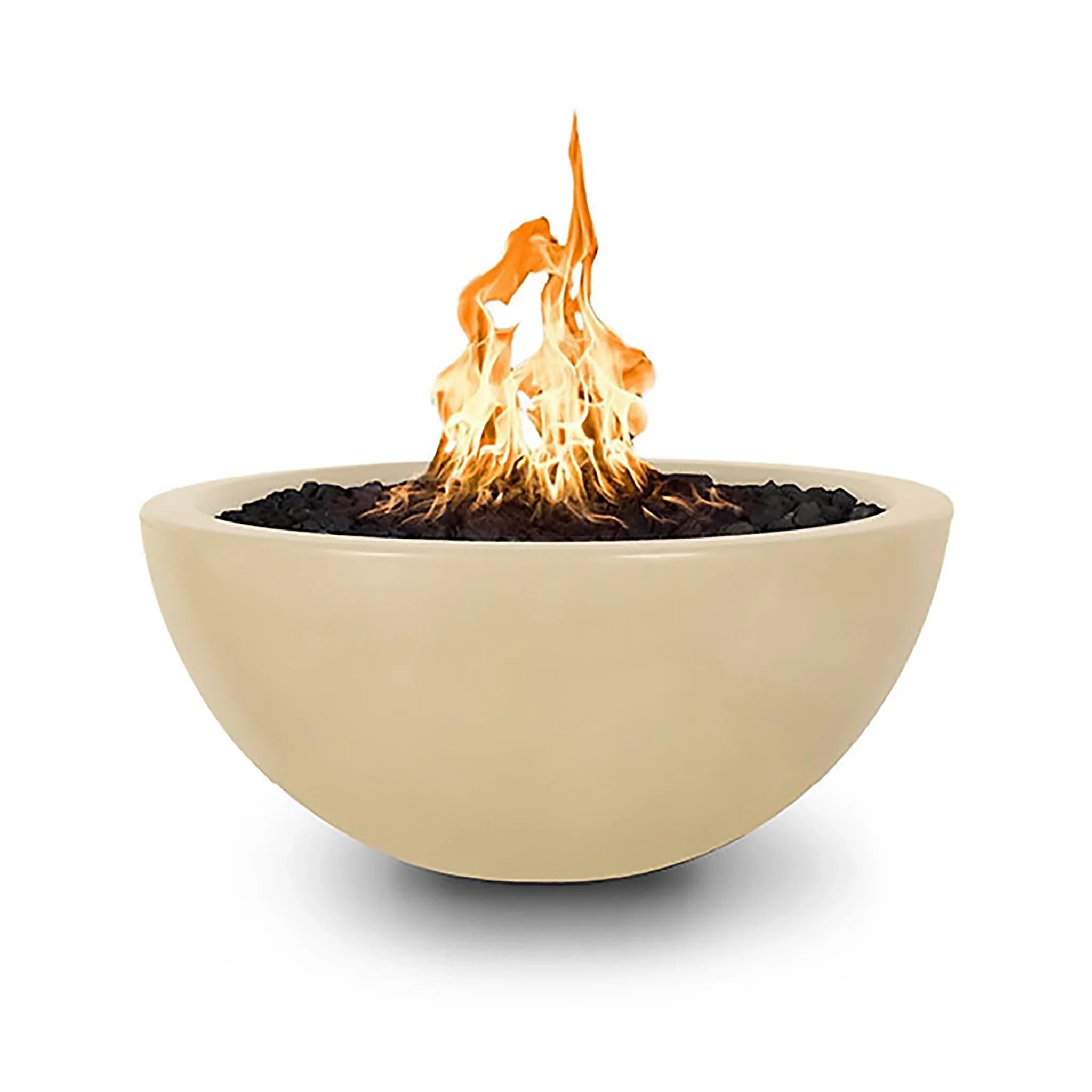 The Outdoor Plus 38" Luna Concrete Gas Fire Pit