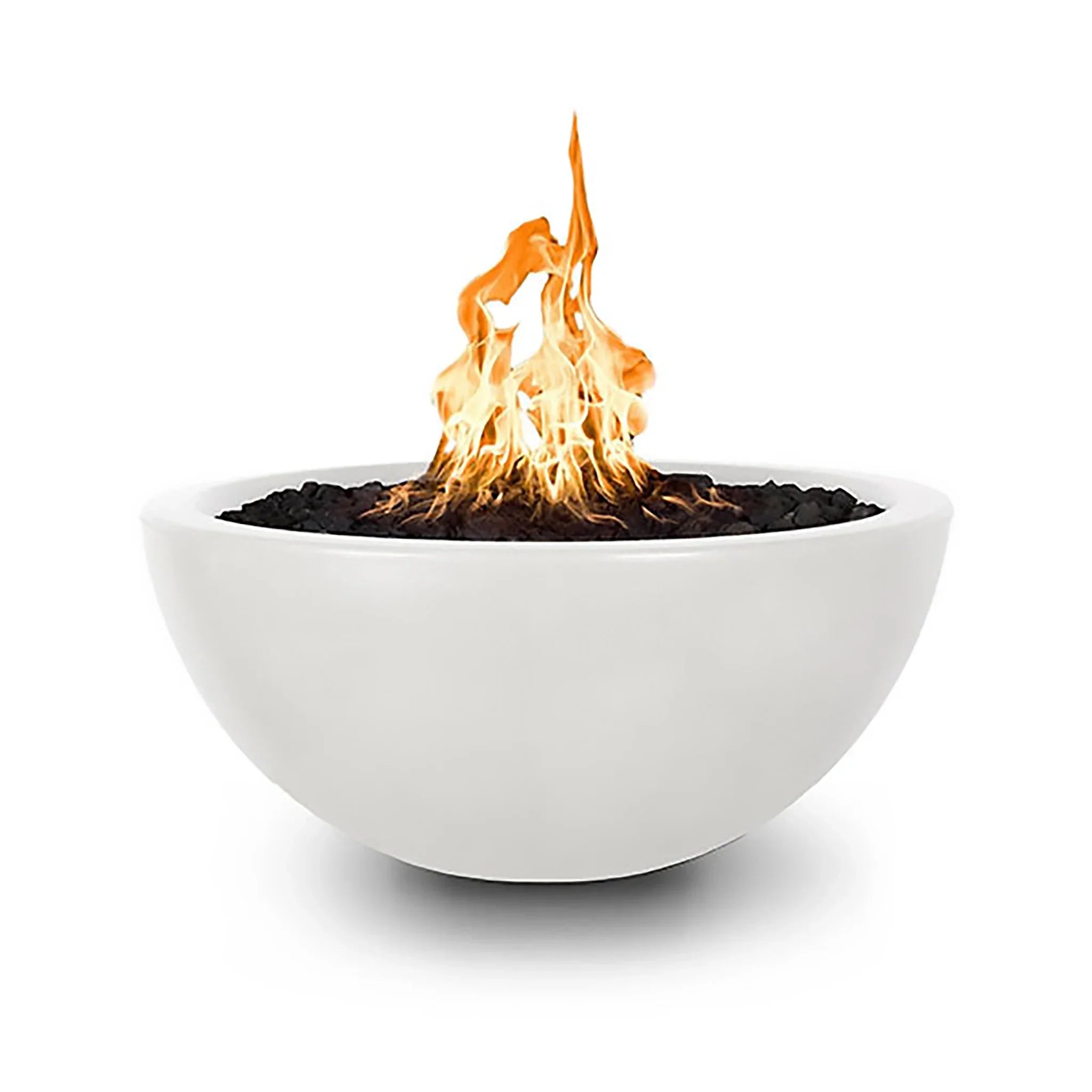 The Outdoor Plus 38" Luna Concrete Gas Fire Pit