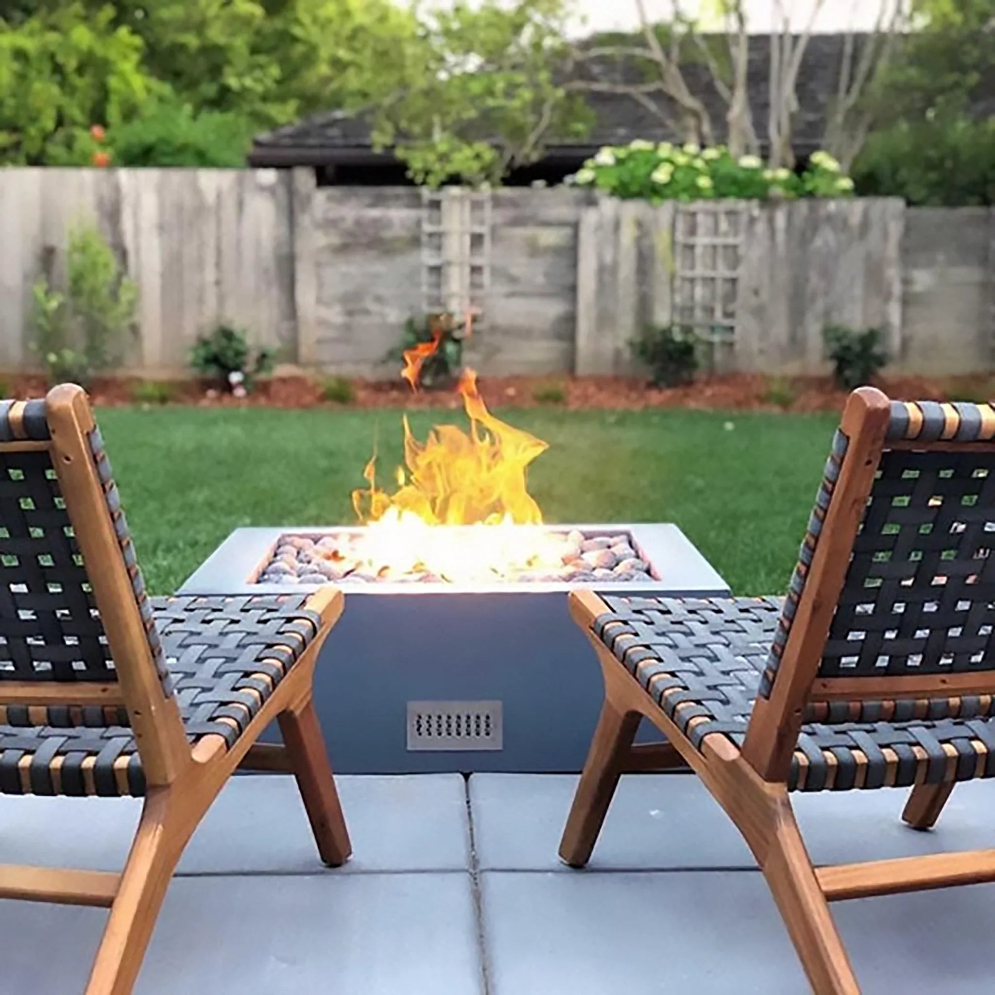 The Outdoor Plus 42" Quad Concrete Gas Fire Pit