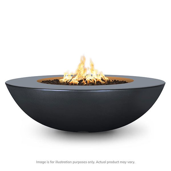 The Outdoor Plus 60" Sedona Wide Ledge Concrete Gas Fire Pit