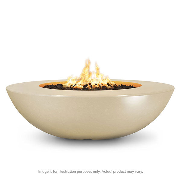 The Outdoor Plus 60" Sedona Wide Ledge Concrete Gas Fire Pit